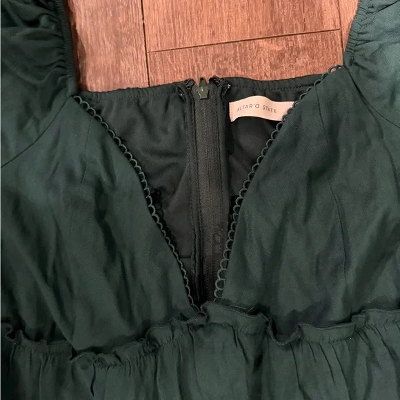 Altar'd State Deep Green Mini Dress - Picture 2 of 5